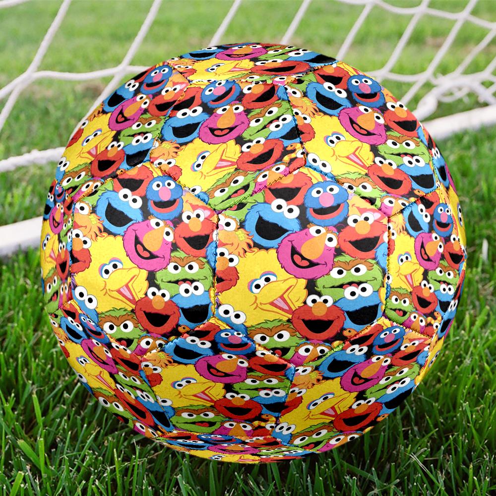 Sesame Street Theme Size 5 Soccer Ball, Suitable for Both Indoor and Outdoor Matches, a Gift Suitable for Everyone.
