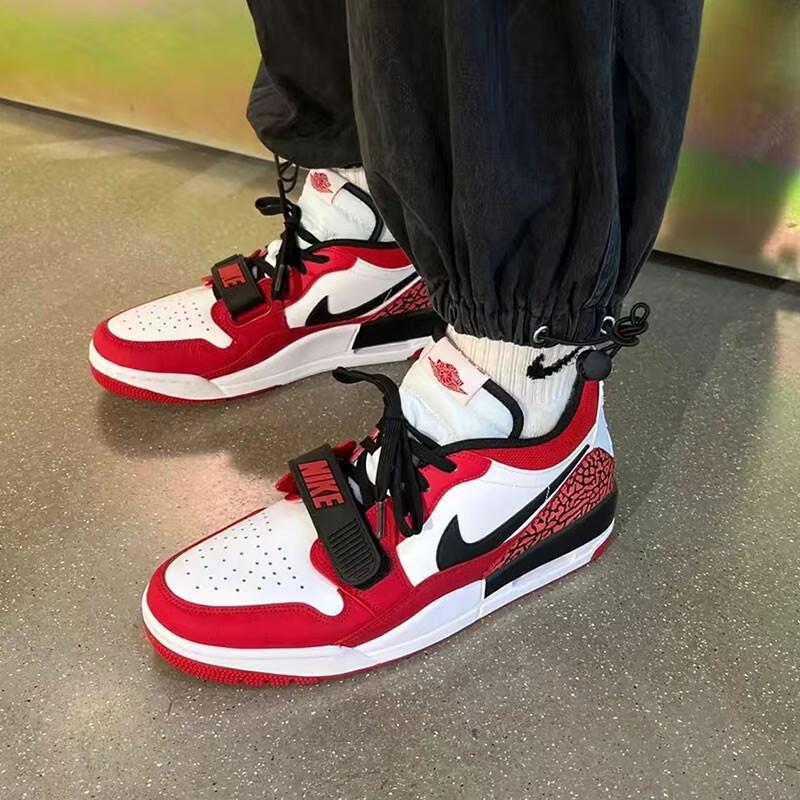 Jordan Legacy 312 Low White Gym Red GS CD9054-116