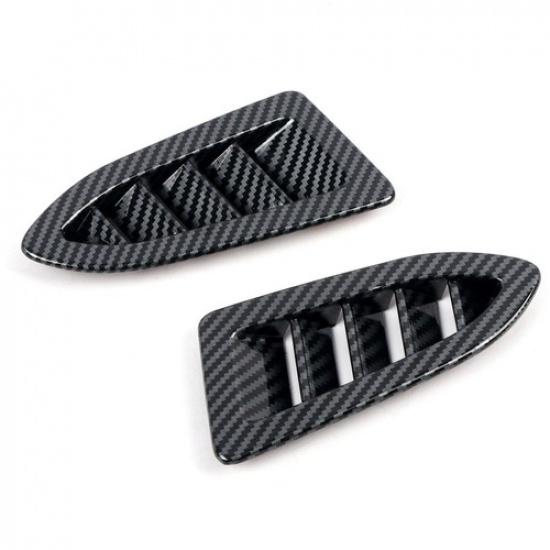Carbon Fiber Look Inner Front Air Vent Cover Trim For Subaru WRX STI