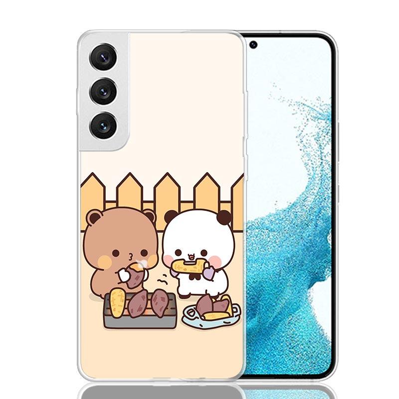 Bubu Dudu Cartoon Cute Phone Case For Samsung Galaxy S26 Ultra S23 S24 S25 Edge S20 FE S21 S22 Plus Soft Print Shell Cover Funda