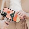 Abstract Cat Mount Fuji Japan Landscape Magnetic Phone Case For iPhone 17 Air 16 14 13 12 Pro Max 15 Plus Wireless MagSafe Cover