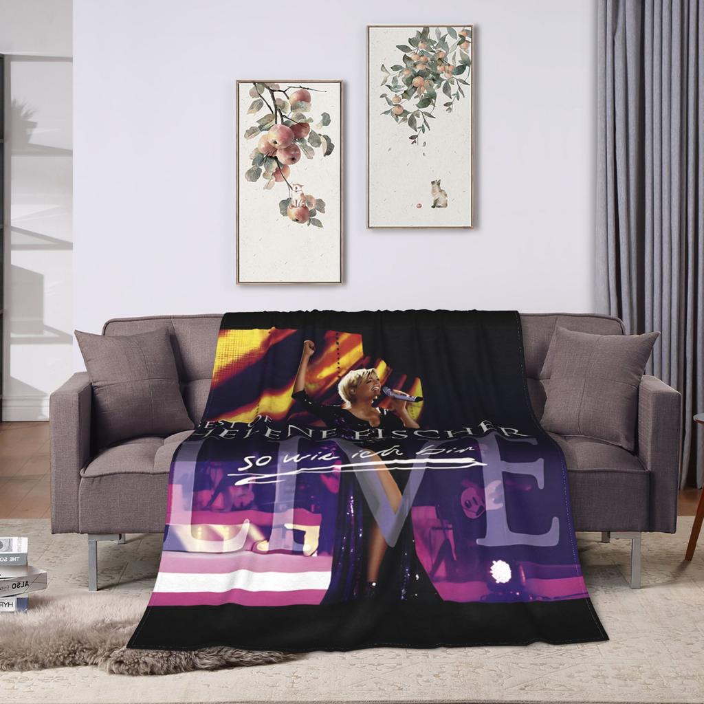 Best Of Helene Fischer So Wie Ich Bin Live-Album Plüschdecke Kinder Flanell Bettwäsche Überwürfe für Sofa Sessel Tagesdecke Geschenk