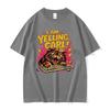 I Am Yelling Carl Dungeon Crawler Carl T Shirt Princess Donut Funny Cat Graphic Tshirts Unisex Unisex Vintage Oversized Cotton Tees