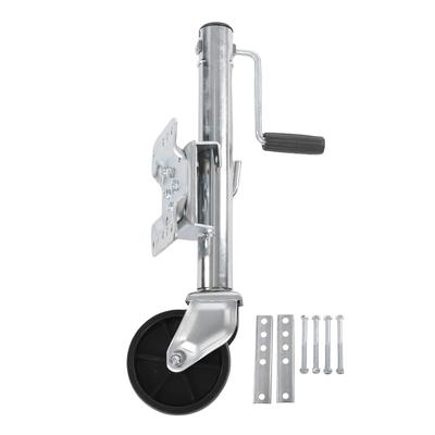 1000 Lbs Swivel Boat Trailer Jack with Single Wheel Ergonomic Handle 264mm Lift Trailer Tongue Jack for RVs Boats Horse