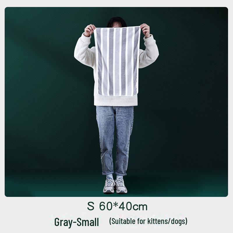 Halat de baie super absorbant cu uscare rapidă pentru animale de companie, pisici și câini - Prosop gros