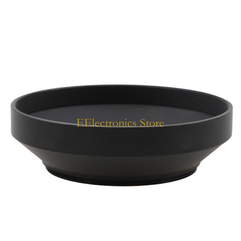 B03C 39 40.5 43 46 49 52 55 58 62 72mm Camera Metal Lens Hood Wide Angle Screw Mount Lens Hood for Digital Camera Accessory