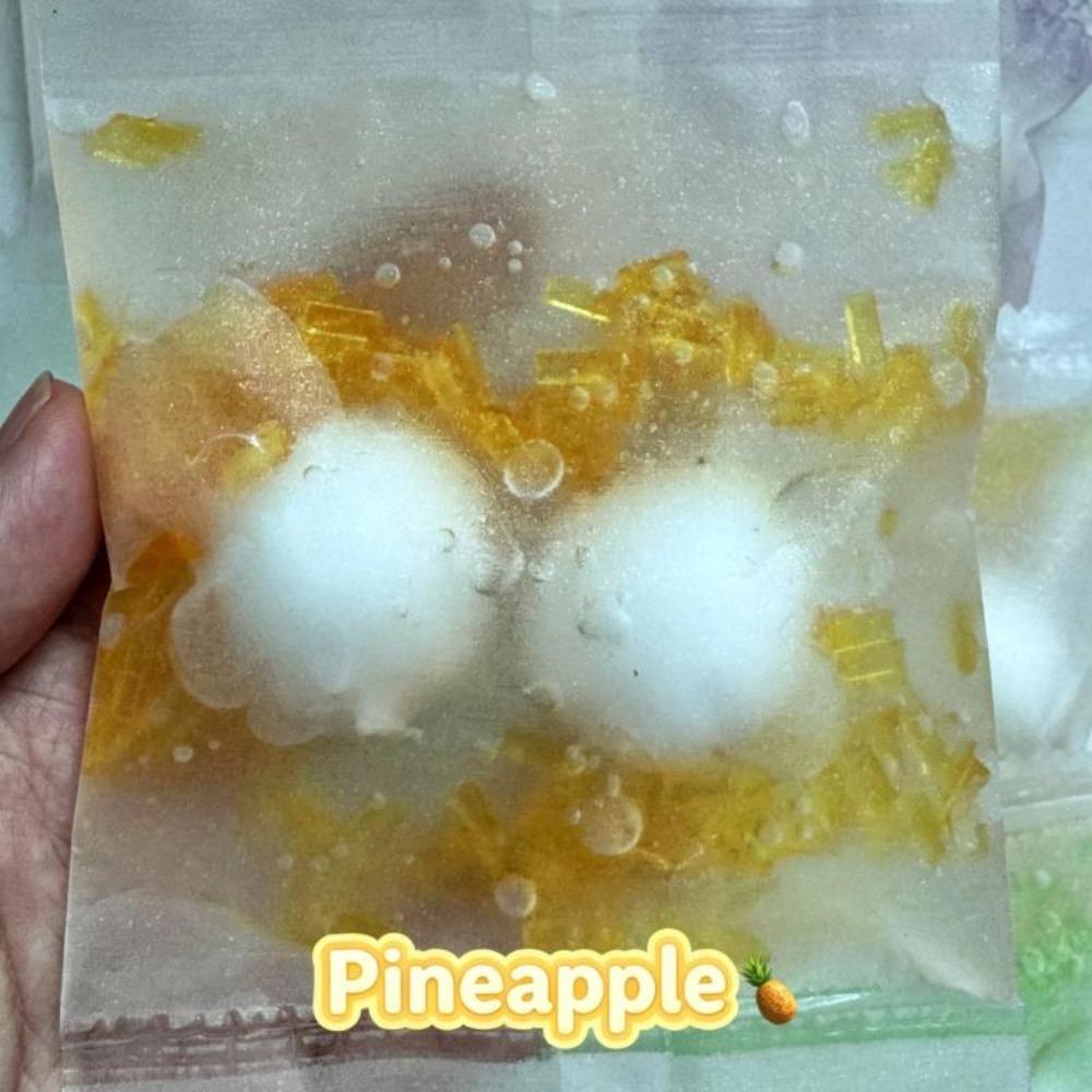 Fruit Filled Sensory Dumpling Squishy Handmade Fidget Squeeze Bag Children Gifts