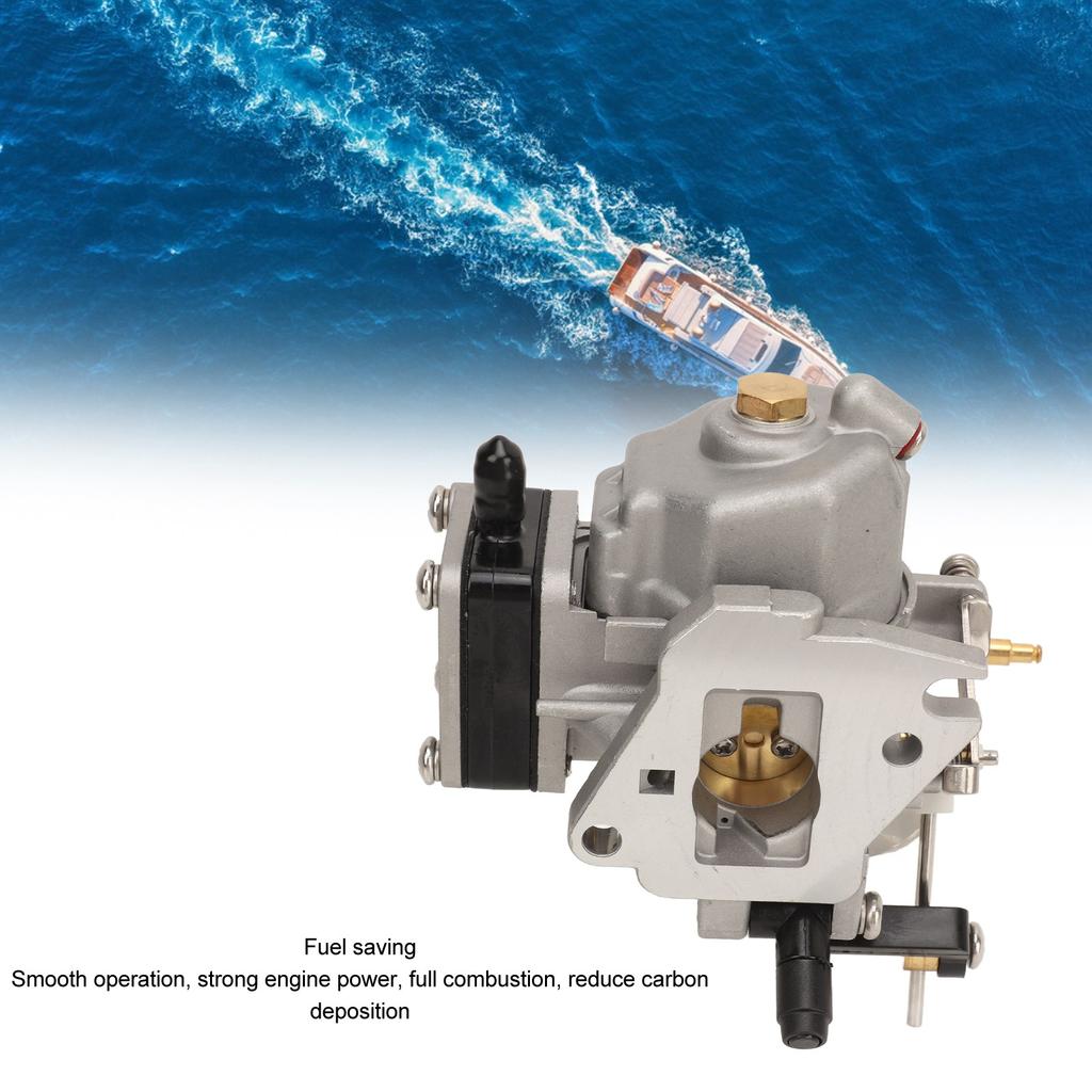 Outboard Engine Carburetor Aluminum Alloy 684 14301 03 6E7 14301 Carburetor Accessory for 9.9HP 15HP 2 Stroke Boat Motor