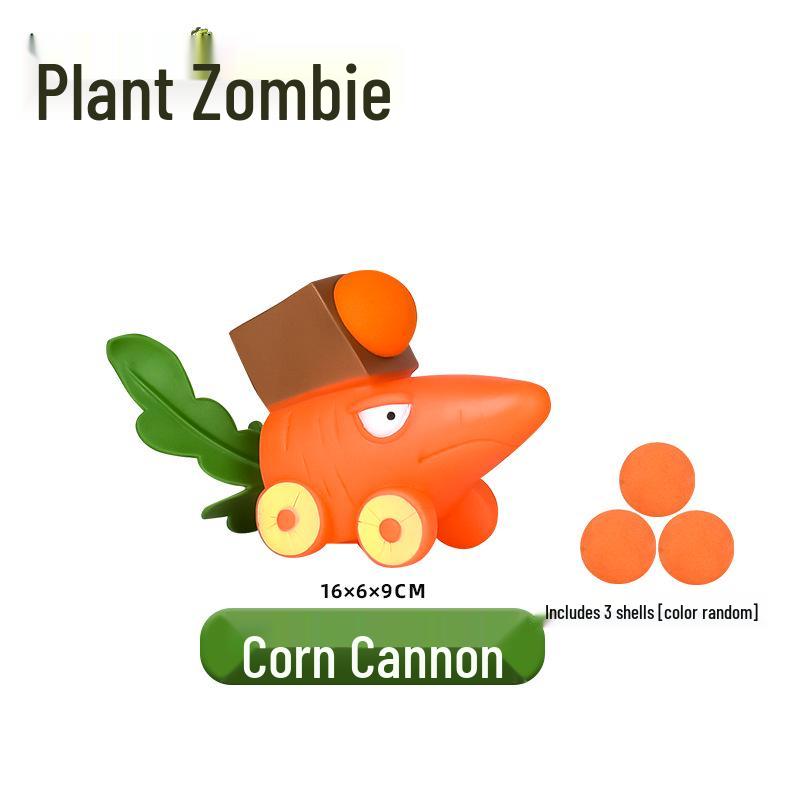 Plants vs. Zombies Toy Set: Machine Bug, Football Gun, Pea Pod, Carnivorous Plant Models