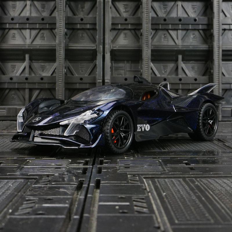 1:32 Apollo EVO IE alloy car model door can be opened has simulated sound and lighting functions doors can be opened
