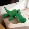 1pc Dog Plush Squeaky Toy, Realistic Crocodile, Soft and Odorless, Double-Layer Fabric Chew Toy, Safe Teething, Squeaking