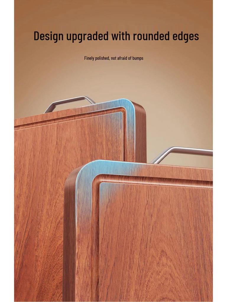 Wenge Wood Anti-Mold Antibacterial Solid Wood Cutting Board - Food Grade Household Kitchen Chopping Board