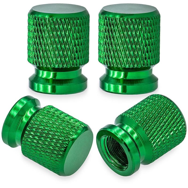 Tire Valve Stem Caps, Anodized Aluminum Wheel Valve Covers Accessories, Universal for Cars, SUVs, Bikes, Trucks and Motorcycles