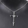 Unique Skull Bone Charm Necklace Stylish Unisex Accessory Alloy Collarbone Chain Jewelry For Daily Wear