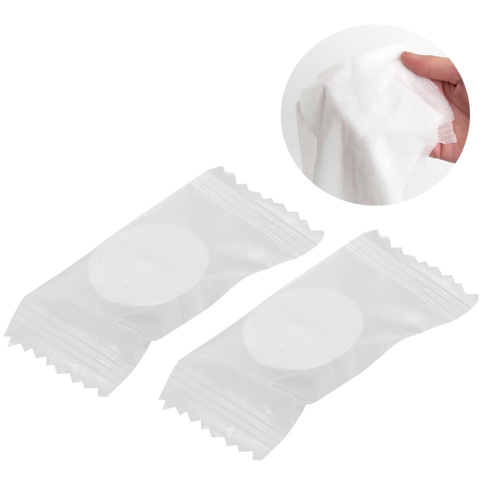 100Pcs Disposable Compressed Makeup Cotton Towel Face Cleaning Travel Portable