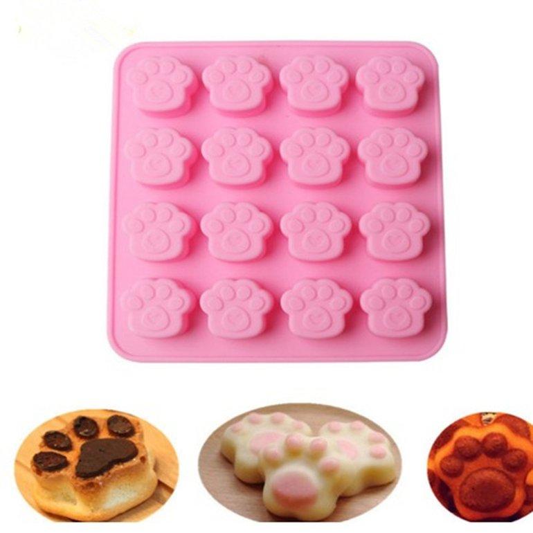 paw print baking mold