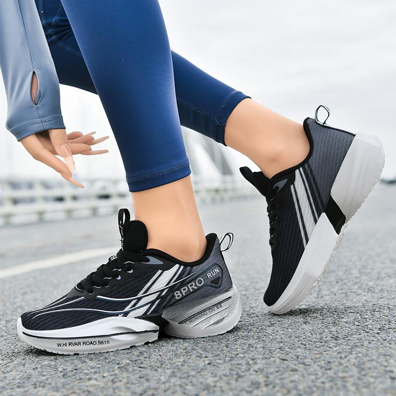 TUINANLE Nouvelles Chaussures de Course pour Couple: Chaussures de running basses élégantes, décontractées, à semelles épaisses, en mesh surdimensionné