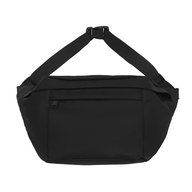 

Сплошная цветная нагрудная сумка для мужчин и женщин, сумка через плечо, сумка для мобильного телефона чёрный