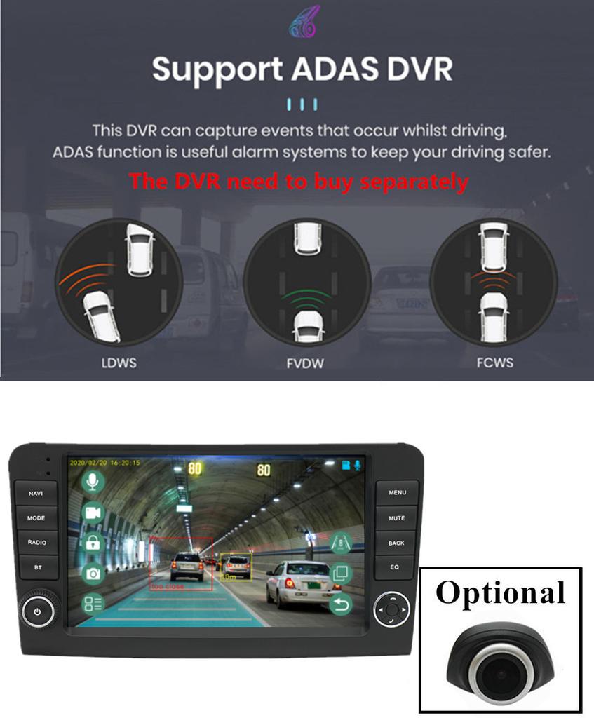 Car Radio Stereo With Outer Frame For Applicable Models & Years For Mercedes-benz M-class W164 2005-2011