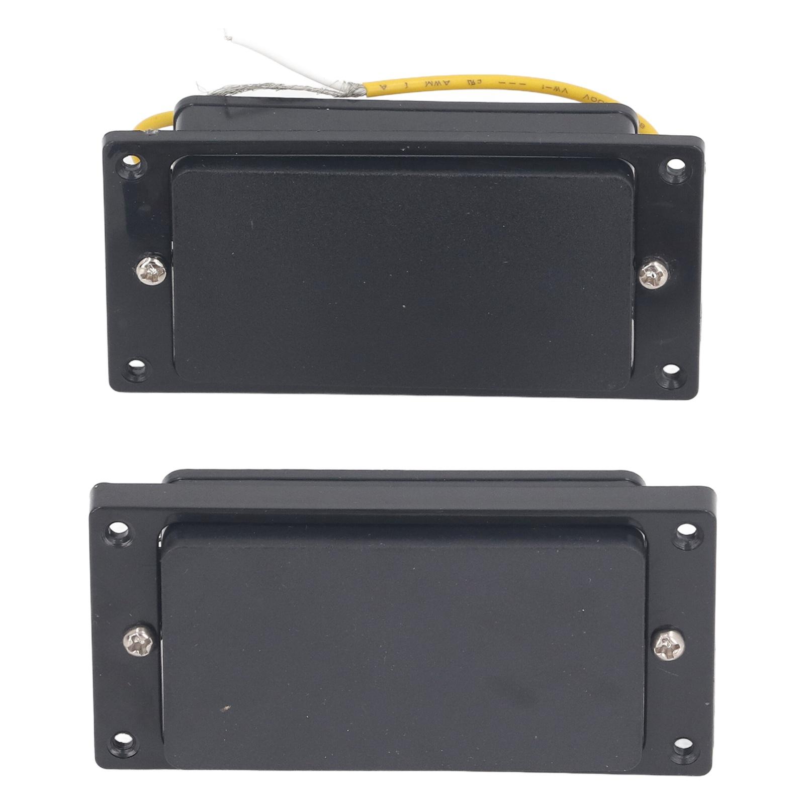 2PCS Closed Electric Guitar Pickup Double Coil Pickup Replacement for Guitar Neck and Bridge
