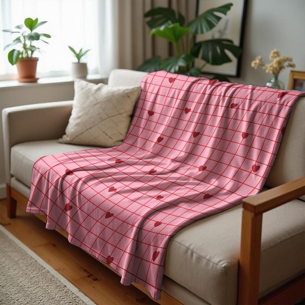 Grey Snowflake Cartoon Anime Print Flannel Blanket Soft Warm Throw for Kids Bedroom Sofa Christmas Office Car