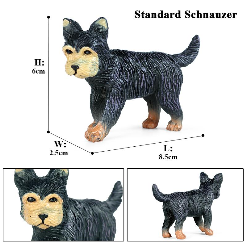 Oenux Dog Animals Model Husky German Shepherd Rottweiler Saint Bernard Action Figure Puppy Figurines PVC Collection Toy Kid Gift