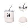 Stainless Steel Tumbler 450ml Reusable Mug Drinking Bottle for Activities Hiking Playground