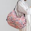 Nylon Foldable Shopping Bag With Large Capacity Waterproof Tote For Grocery Use
