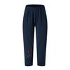 Women's summer casual loose cotton and linen embroidered wide-leg pants
