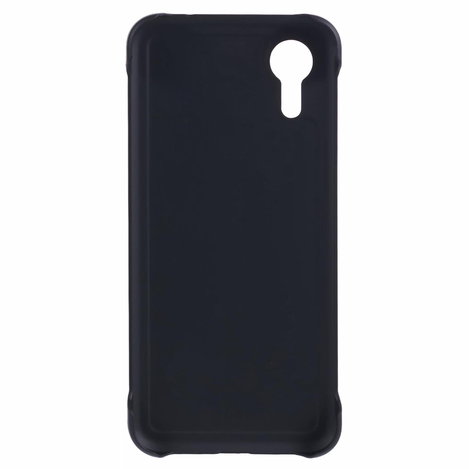 

For Samsung Galaxy Xcover7 Matte Case Skin-touch Anti-fingerprint PC Phone Cover Black