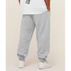 Gymshark Crest Oversized Joggers Light Grey Core Marl A4c5v Gbcn