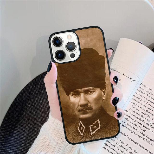 Mustafa Kemal Ataturk Phone Case Cover For iPhone 17 Air 16 15 14 13 12 Pro Max 11 Pro Max Plus Coque Shell