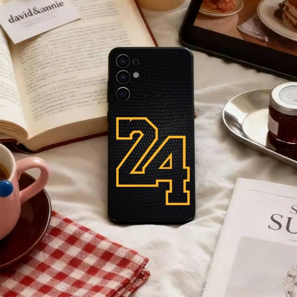 Star Kobe Bryant Phone Case For Samsung S25,S24,S21,S22,S23,S30,Ultra,S20,Plus,Fe,Lite,Note,10,Soft Black Cover