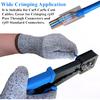 RJ45 Crimp Tool Kit Pass Through, Cat5 Cat5e Cat6 RJ45 Ethernet Crimping Tool with 20PCS Cat6 1.1mm Pass Through Connectors, 20PCS Covers, Cable