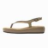 Sommerschuhe für Damen, schwarze wasserdichte Plateau-Strandschuhe, Flip-Flops mit dicker Sohle, flache Sandalen mit Clip-Zehen-Oberbekleidung