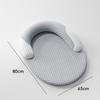 Summer Cooling Cat Bed, Breathable Dog Bed with Raised Neck Pillow, Non-Slip & Washable Round Cooling Pet Mat for Cats and Small Dogs