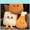 Soft Pillow Plush Cushion With Cartoon Print For Living Room Home Decor