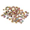 Craft Buttons 1.2in Long Sturdy Wood Retro Animal Style Assorted Colors Light Wooden Buttons for