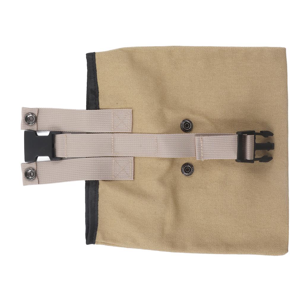 Outdoor Foraging Bag Oxford Cloth Fruit Picking Bag Waist Hanging Tool Pouch Garden Vegetable Storage Pouch Khaki