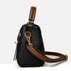 Casual Square Shape Vintage Handbag Large Capacity Solid Color Shoulder Bag Small Square Bag