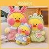 Wear Dresses Dududuck Plush Toy Cartoon Stuffed Animal Doll Kids Gift Decoration