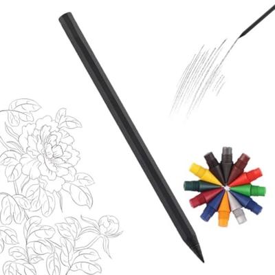 Smooth Friction Eternal No Ink Pen Reusable Writing Pencil No Ink Pencil  Painting Supplies