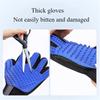 Cat Grooming Glove Rubber Pet Bath Brush Pet Grooming Gloves Protection Silicone Cat Comb Glove Massage Grooming Dogs Supplies