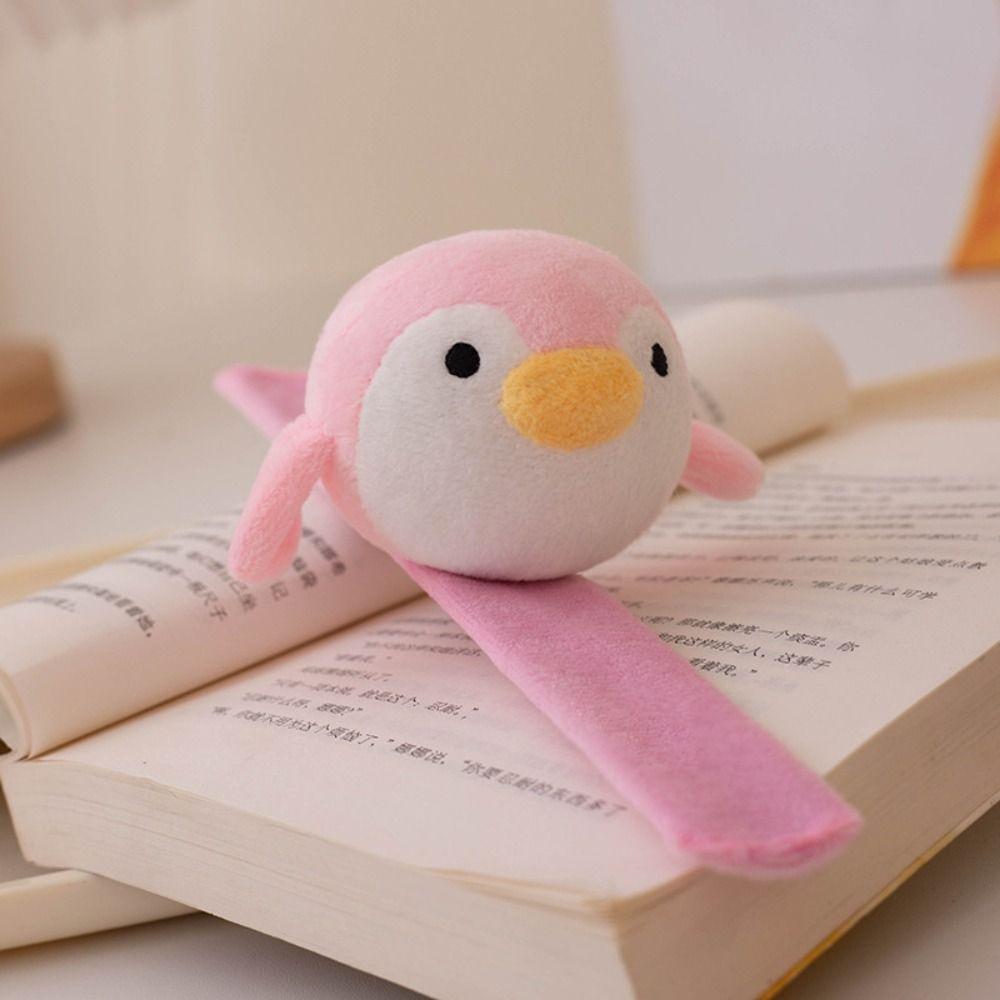 Wrist Style Plush Doll Slap Bracelet Simulation Little Penguin Plush Wrist Band  Christmas Toy