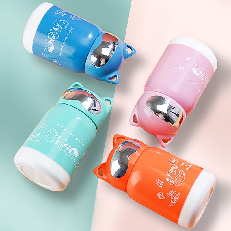 New Creative Money Cat Cartoon Water Cup Double Layered Small Gift Cup Advertising Glass Cup Water Cup