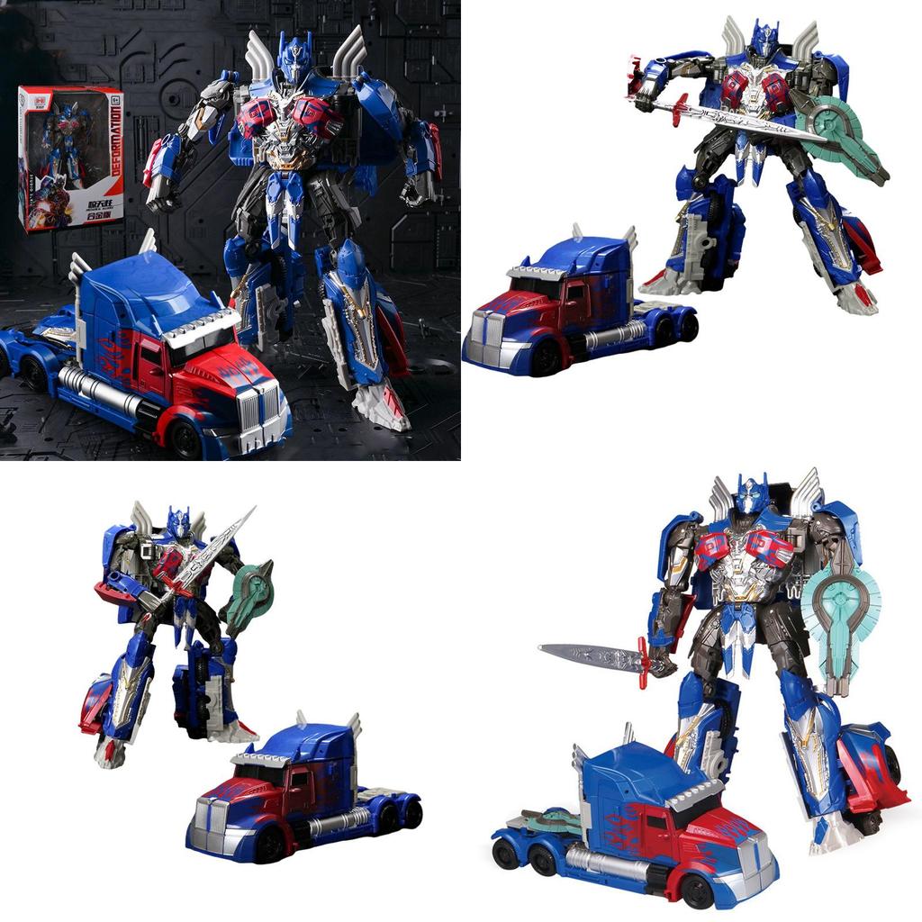 Verwandeltbarer Spielzeug-LKW Prächtiges Robotermodell Für Filmfans Kunststoffmaterial 22 cm Höhe