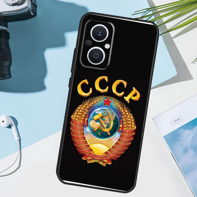 Vintage USSR CCCP Case For OPPO Reno 13 13F 12 11 F 8T 7 8 10 Pro OPPO Find X8 X6 Pro X3 X5 Lite Cover Funda