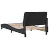 Bed Frame without Mattress Black 100 x 200 cm Velvet