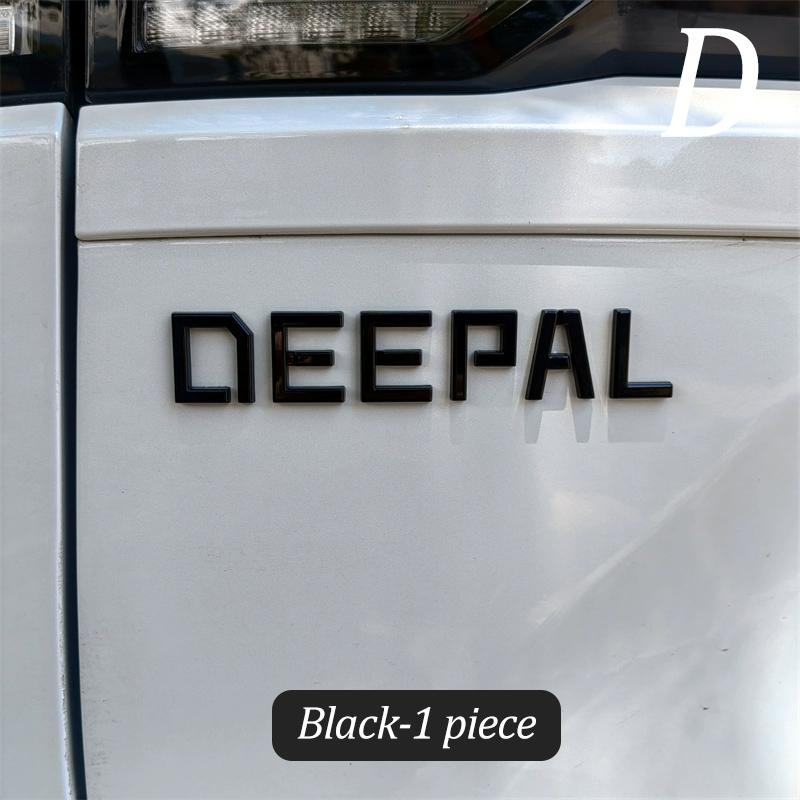 Linnunu Fit for Deepal S07 L07 Sl03 Car Personalized Emblem Front Logo Steering Wheel Emblem Front and Rear Emblem Decorative Accessories Exquisite St