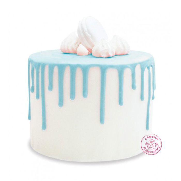 Glaçage goût chocolat 130 g - bleu